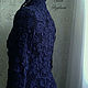 jackets: Silk jacket ' Night flowers'. Suit Jackets. 'Irish lace'  Elena. My Livemaster. Фото №4