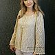 Вязаная ажурная кофта. Блузки. Наталья Седых доМ-Мод. Интернет-магазин Ярмарка Мастеров.  Фото №2