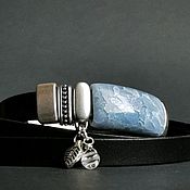 Украшения handmade. Livemaster - original item Bracelet Regaliz: Leather bracelet 