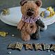 Тедди Мишка Шуша. Мишки Тедди. Мишка в ладошке (teddy) Наталия. Ярмарка Мастеров.  Фото №4