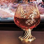 Посуда handmade. Livemaster - original item A glass of brandy 