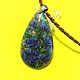 Cornflowers – Lacquer painting on stone – original gift. Pendants. lacquer miniature. My Livemaster. Фото №4