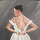 Ballerina in White Oil Painting, Pictures, Zhukovsky,  Фото №1