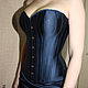Satin corset with natural Breasts, Corsets, Ekaterinburg,  Фото №1