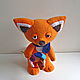 Мягкая Игрушка Лисичка и Цветик семицветик. Мягкие игрушки. Galka-toys. Ярмарка Мастеров.  Фото №9