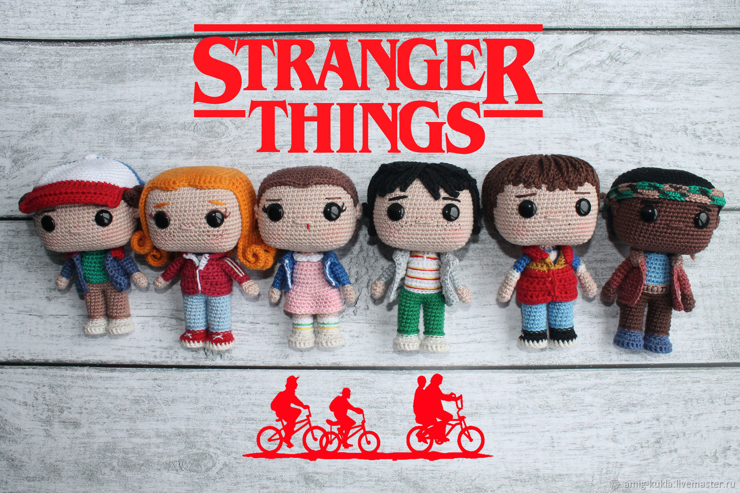 Вязаные фигурки Stranger things / Очень странные дела в интернет-магазине  Ярмарка Мастеров по цене 800 ₽ – T7KXMRU | Амигуруми куклы и игрушки,  Москва - доставка по России