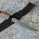 Knife 'Fillet-1' 95h18 birch bark. Knives. Artesaos e Fortuna. My Livemaster. Фото №6