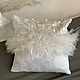 Order Decorative pillows with sequins white 2 pieces. hellorussia.design. Livemaster. . Pillow Фото №3