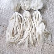 Волосы для кукол: Локоны ангоры 15-20 см