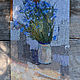 Textile panel Cornflowers, Pictures, Pskov,  Фото №1
