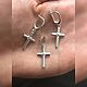 Серьги: "Крестики Х" из серебра 925 пробы. Серьги классические. GIVALITA JEWELRY (TRUE SILVER). Ярмарка Мастеров.  Фото №6