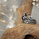 Заказать Серебряное кольцо с красным гранатом "Elven Daria". BlackTree (InSilver). Ярмарка Мастеров. . Кольца Фото №3