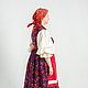 Костюм с сарафаном "Полуплатье". Народные костюмы. Лоскутный Дом (Elenat1906). Ярмарка Мастеров.  Фото №4