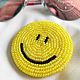 Brooch yellow smiley face ' Smile!'. Brooches. kotiki-elegancy-ruchnoj-raboty. Online shopping on My Livemaster.  Фото №2