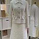 Костюм из белого букле iLLi Tweed&Jacket. Костюмы. kupitvid (kupitvidilli). Интернет-магазин Ярмарка Мастеров.  Фото №2