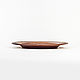 Flat plate made of Cedar 205 mm. T170. Dinnerware Sets. ART OF SIBERIA. Online shopping on My Livemaster.  Фото №2