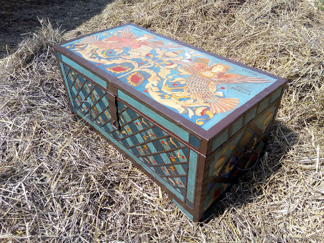 Сундук "Птицы райские" – заказать на Ярмарке Мастеров – ITQKPRU ...