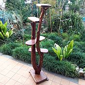Для дома и интерьера handmade. Livemaster - original item stand for flowers made of wood. Handmade.