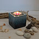 Order Wooden candle holder Blue Sea. Woodanddecor. Livemaster. . Candlesticks Фото №3