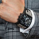A gift for a man: a wristwatch - Brutal Grey. Watches. MART. Online shopping on My Livemaster.  Фото №2