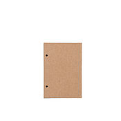 Канцелярские товары handmade. Livemaster - original item Block A6 sketchbook with Kraft sheets for notebook on rings. Handmade.