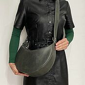 Сумки и аксессуары handmade. Livemaster - original item The bag is made of genuine leather in gray color. Handmade.