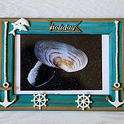 Сувениры и подарки handmade. Livemaster - original item Photo frames Sea holiday. Gift for Fefruary,23... Handmade.