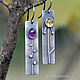 Silver 'motley Grass' earrings with amethyst and citrine, Earrings, Moscow,  Фото №1