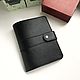 Black genuine leather cover for Notepad on rings, Notebooks, Armavir,  Фото №1