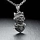 Заказать Подвеска Кот Рыцарь. AlexFox Jewelry. Ярмарка Мастеров. . Подвеска Фото №3