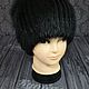 Fur hat made of muskrat fur.( Premium). Caps. kupimeh. My Livemaster. Фото №6