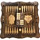 Handmade backgammon Art. .033 ' Battle of the Beasts'. Backgammon and checkers. Gor 'Derevyannaya lavka'. Online shopping on My Livemaster.  Фото №2