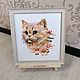 Order Painting cross stitch Red cat, cross stitch. sweet-home11. Livemaster. . Pictures Фото №3