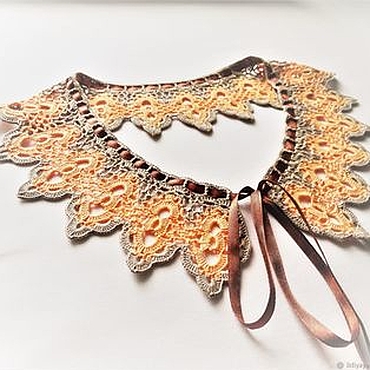 Декоративные воротнички – купить на Ярмарке Мастеров | Ручная работа и ...