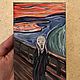 Acrylic miniature painting based on Edvard Munch's ' Scream», Pictures, Novosibirsk,  Фото №1