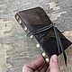 Заказать Магический блокнот А6 Трискель ручной работы из кожи зеленый. Iron Arm Leatherworks (Екатерина). Ярмарка Мастеров. . Блокноты Фото №3