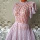 Openwork dress 'Yoke-3' handmade. Dresses. hand knitting from Galina Akhmedova. Online shopping on My Livemaster.  Фото №2