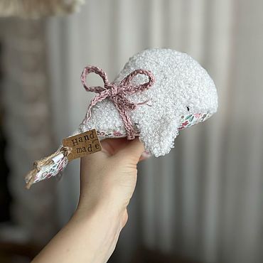 Куклы и игрушки ручной работы. Ярмарка Мастеров - ручная работа Кит из меха букле. Handmade.