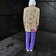 One size пиджак свободного кроя с ручной вышивкой и росписью, Пиджаки, Санкт-Петербург,  Фото №1