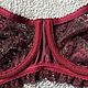"Secret day dry wine" Комплект белья из кружева. Комплекты белья. BY FEMME BRAND Белье и корсеты. Ярмарка Мастеров.  Фото №4