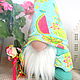 Flower Gnome interior toy, as a gift to a girl, Fun, Ekaterinburg,  Фото №1