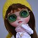 Кукла Блайз (Blythe Doll) custom, ooak doll, с коричневыми волосами, Кукла Кастом, Москва,  Фото №1