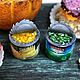 Кукольные баночки с горохом и кукурузой.  Миниатюра. Кукольная еда. Magic_Mini_World. Ярмарка Мастеров.  Фото №4