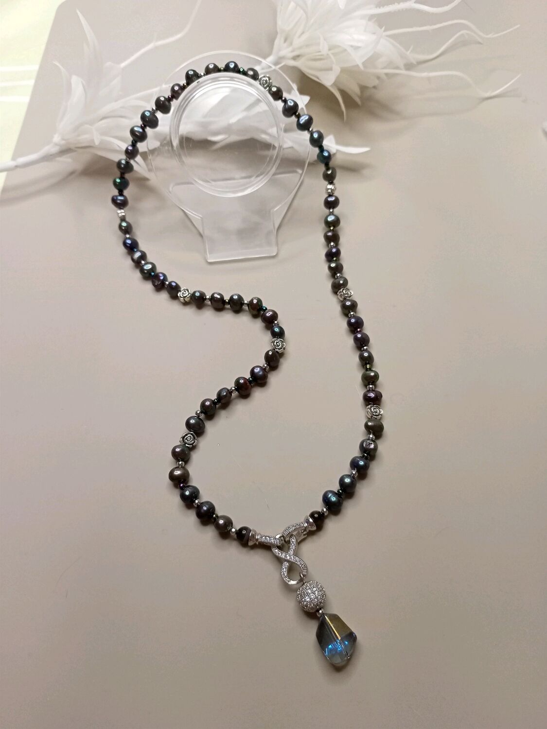 Колье из барочного жемчуга в интернет-магазине Ярмарка Мастеров по цене ...