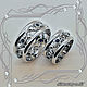 Rings from the series 'Wedding ring -EXCLUSIVE'! 925 silver, sapphires, rhodium, Rings, St. Petersburg,  Фото №1
