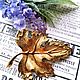Винтаж: Брошь "Золотой лист" от Avon. Броши винтажные. Винтажный сундучок (Ольга). Интернет-магазин Ярмарка Мастеров.  Фото №2