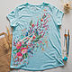 t-shirt Paper airplane. T-shirts. krasa-art. Online shopping on My Livemaster.  Фото №2