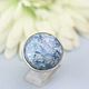 ring with kyanite. Silver, Rings, Moscow,  Фото №1
