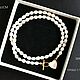 Колье из натурального жемчуга. Колье. Colibry jewellery- яркая птичка. Интернет-магазин Ярмарка Мастеров.  Фото №2