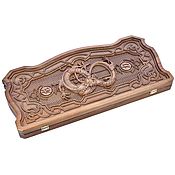 Активный отдых и развлечения handmade. Livemaster - original item Backgammon: Backgammon carved large 
